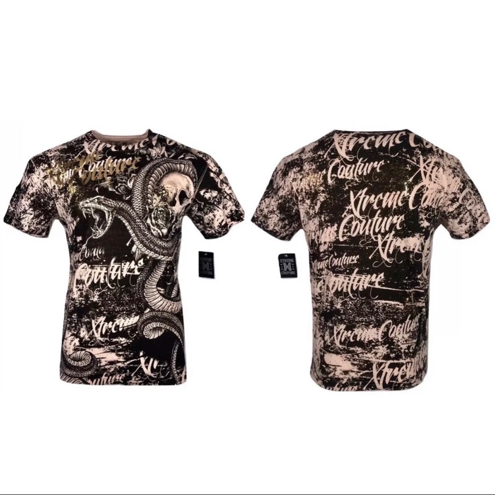 XTREME COUTURE by AFFLICTION Men T-Shirt BLACKTOOT - Picture 2 of 8